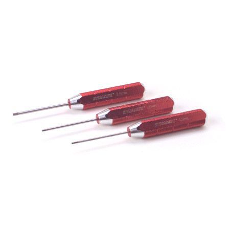 Ensemble de Tournevis hexag. forg&eacute; M&eacute;trique, Rouge - HORIZON HOBBY - R&eacute;f&eacute;rence: DYN2904
