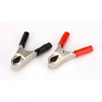 Pinces croco avec PK 4mm (2pcs) - HORIZON HOBBY - R&eacute;f&eacute;rence: DYN5016
