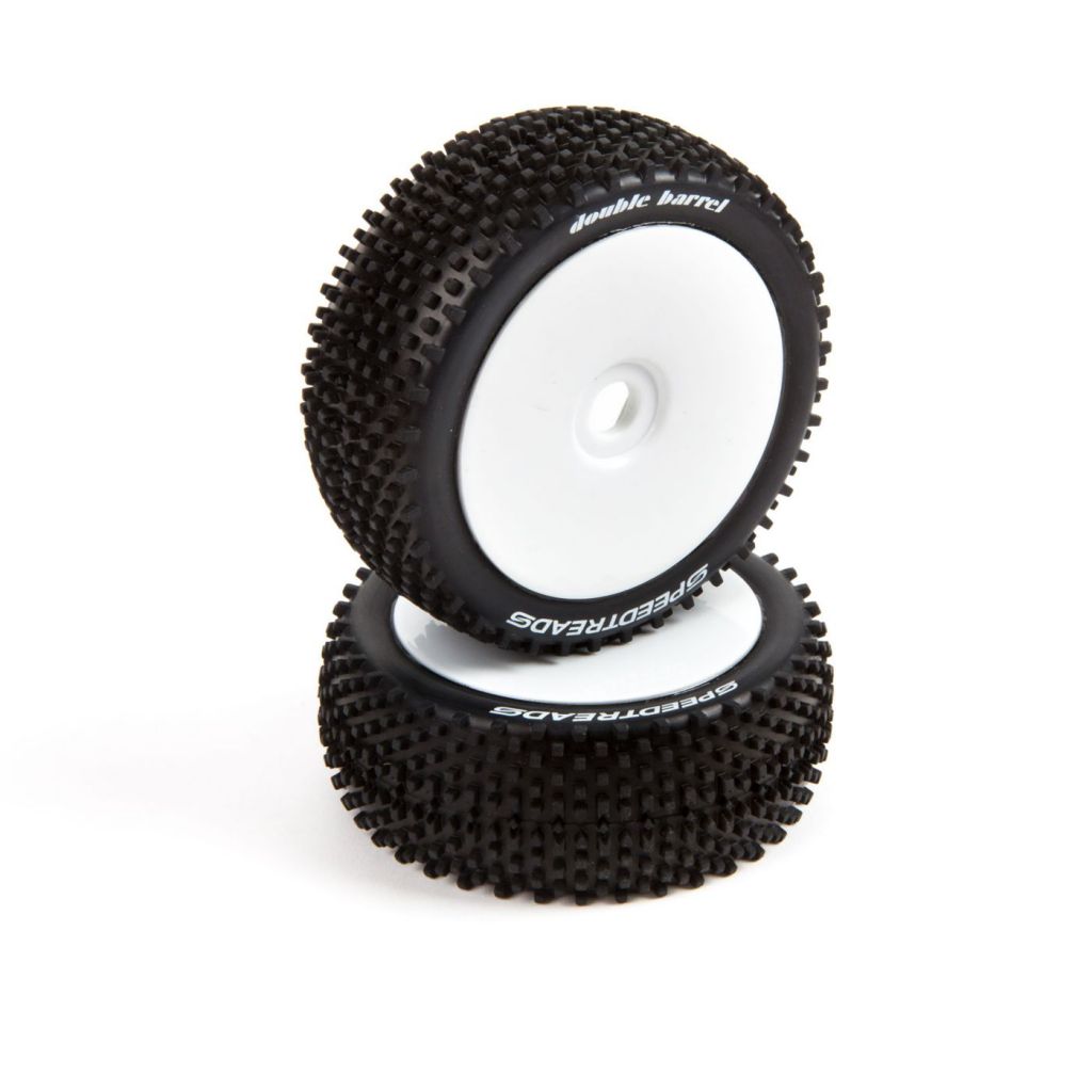 Speed Treads -Pneus Buggy 1/8 Vigilante mont&eacute;s sur jantes (2) - HORIZON HOBBY - R&eacute;f&eacute;rence: DYN8267