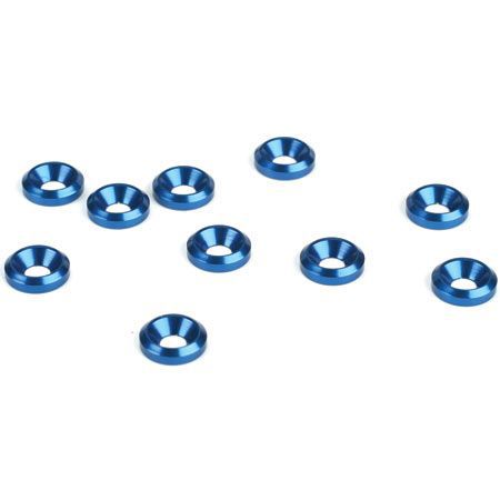 Rondelle cuvette 3mm, Bleue (10) - HORIZON HOBBY - R&eacute;f&eacute;rence: DYN8512