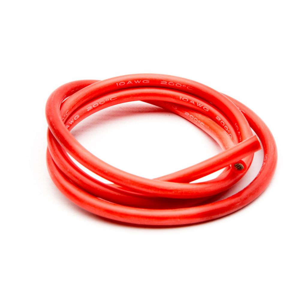 C&acirc;ble silicone section 6mm&sup2;, longueur 76mm, rouge - HORIZON HOBBY - R&eacute;f&eacute;rence: DYN8860