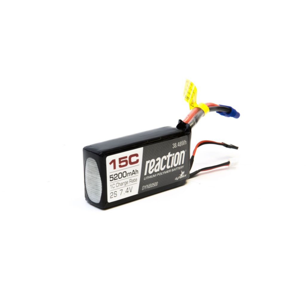 ROSS - Batterie Li-Po 7,4V 2S 5200mA 15C - HORIZON HOBBY - R&eacute;f&eacute;rence: DYNB0500
