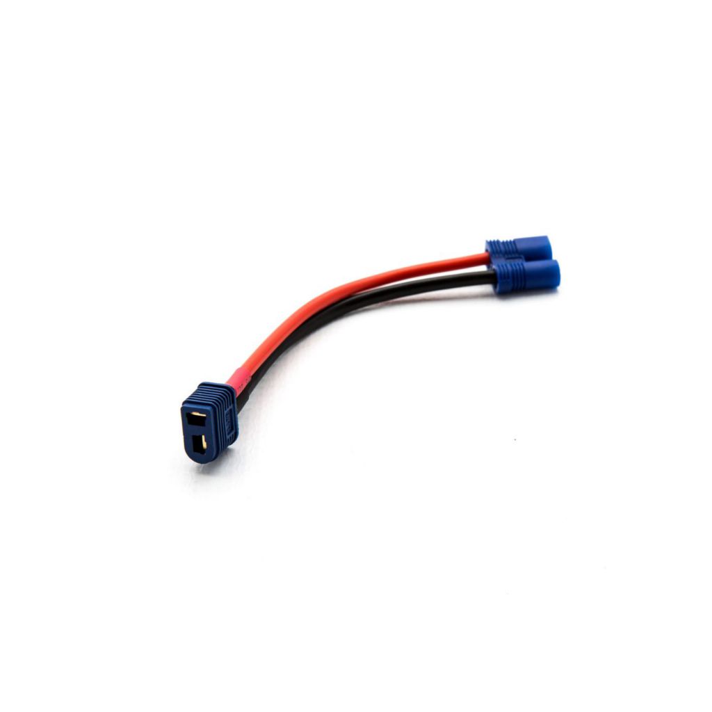Cordon adapteur batterie: EC3 c&ocirc;t&eacute; contr&ocirc;leur vers type Deans femelle - HORIZON HOBBY - R&eacute;f&eacute;rence: DYNC0059
