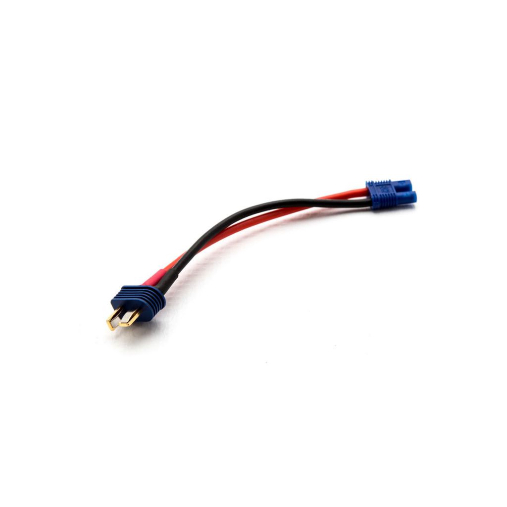 Cordon adapteur batterie: EC2 c&ocirc;t&eacute; batterie vers type Deans m&acirc;le - HORIZON HOBBY - R&eacute;f&eacute;rence: DYNC0065