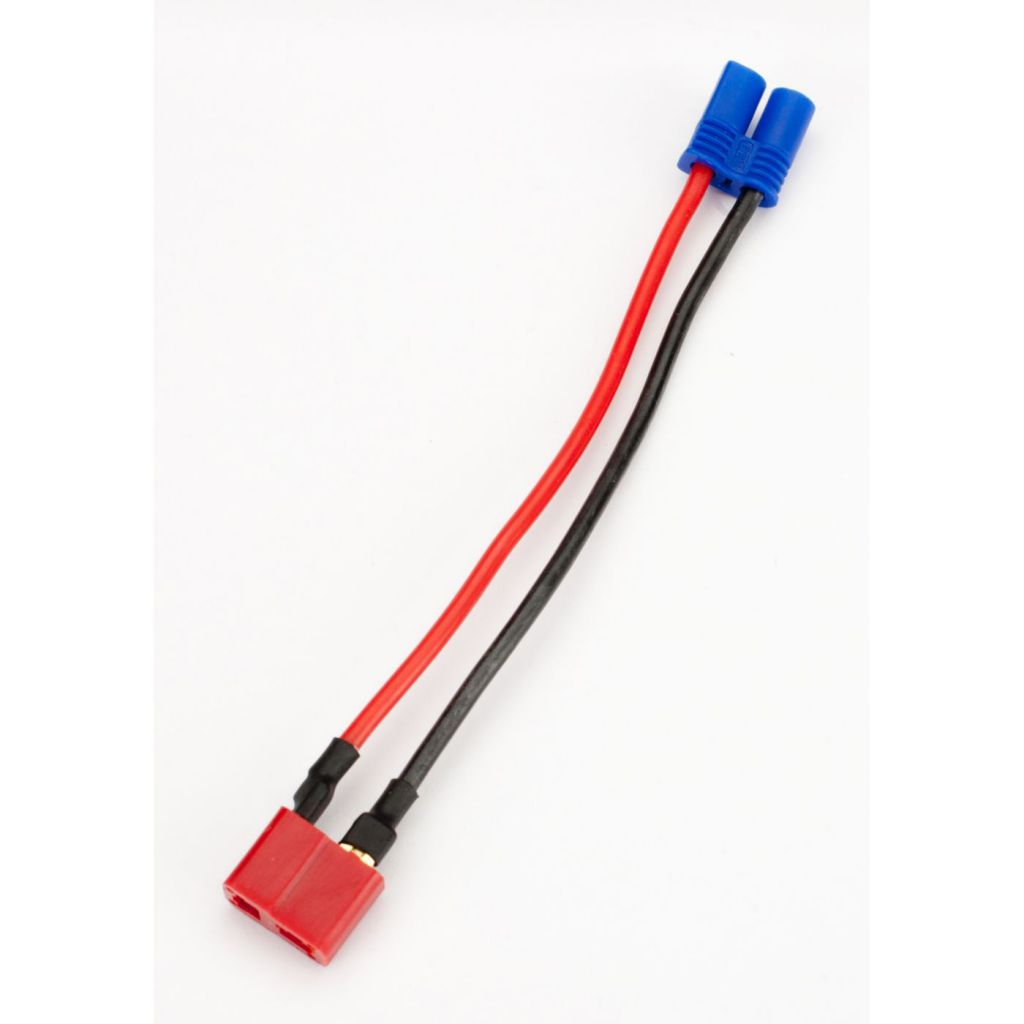 Cordon adapteur batterie: EC2 c&ocirc;t&eacute; contr&ocirc;leur vers type Deans femelle - HORIZON HOBBY - R&eacute;f&eacute;rence: DYNC0076