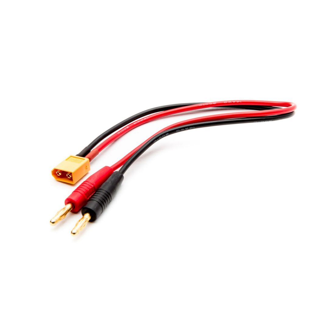Prise de charge - Banane vers XT60 M&acirc;le - HORIZON HOBBY - R&eacute;f&eacute;rence: DYNC0143