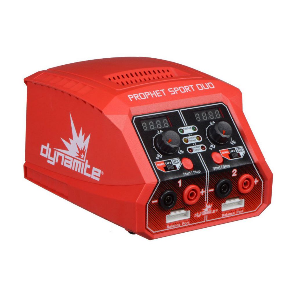 Chargeur Prophet Sport Duo 50W x 2 AC, EU - HORIZON HOBBY - R&eacute;f&eacute;rence: DYNC2025EU