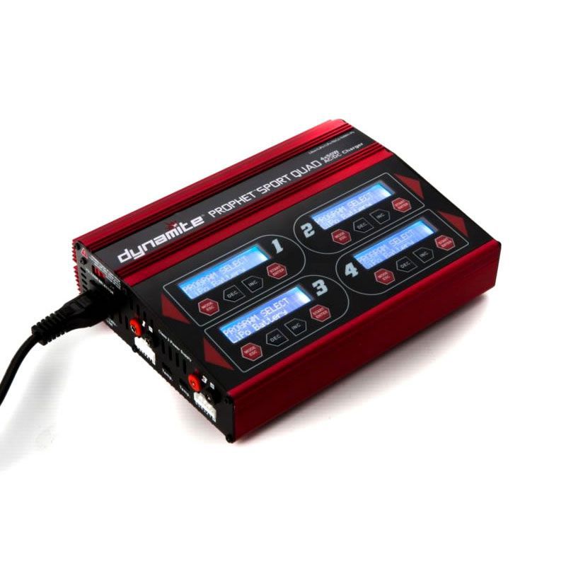 Chargeur Prophet Sport Quad 4 X 50W AC/DC - EU - HORIZON HOBBY - R&eacute;f&eacute;rence: DYNC2040EU