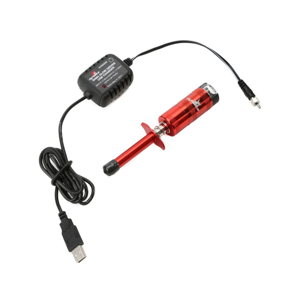 Chauffe bougie Ni-MH avec voltm&egrave;tre et chargeur USB - HORIZON HOBBY - R&eacute;f&eacute;rence: DYNE0200