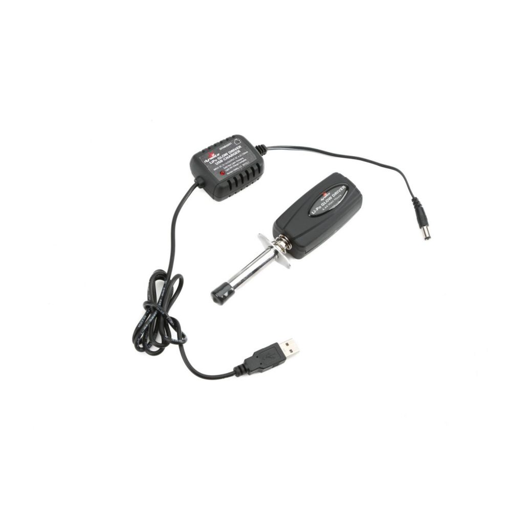 Chauffe bougie Li-Po avec batterie et chargeur USB - HORIZON HOBBY - R&eacute;f&eacute;rence: DYNE0201