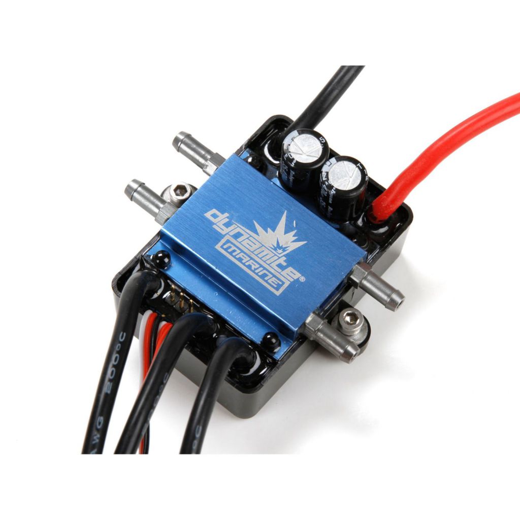 Contr&ocirc;leur brushless pour bateau 120A 2-6S - HORIZON HOBBY - R&eacute;f&eacute;rence: DYNM3875