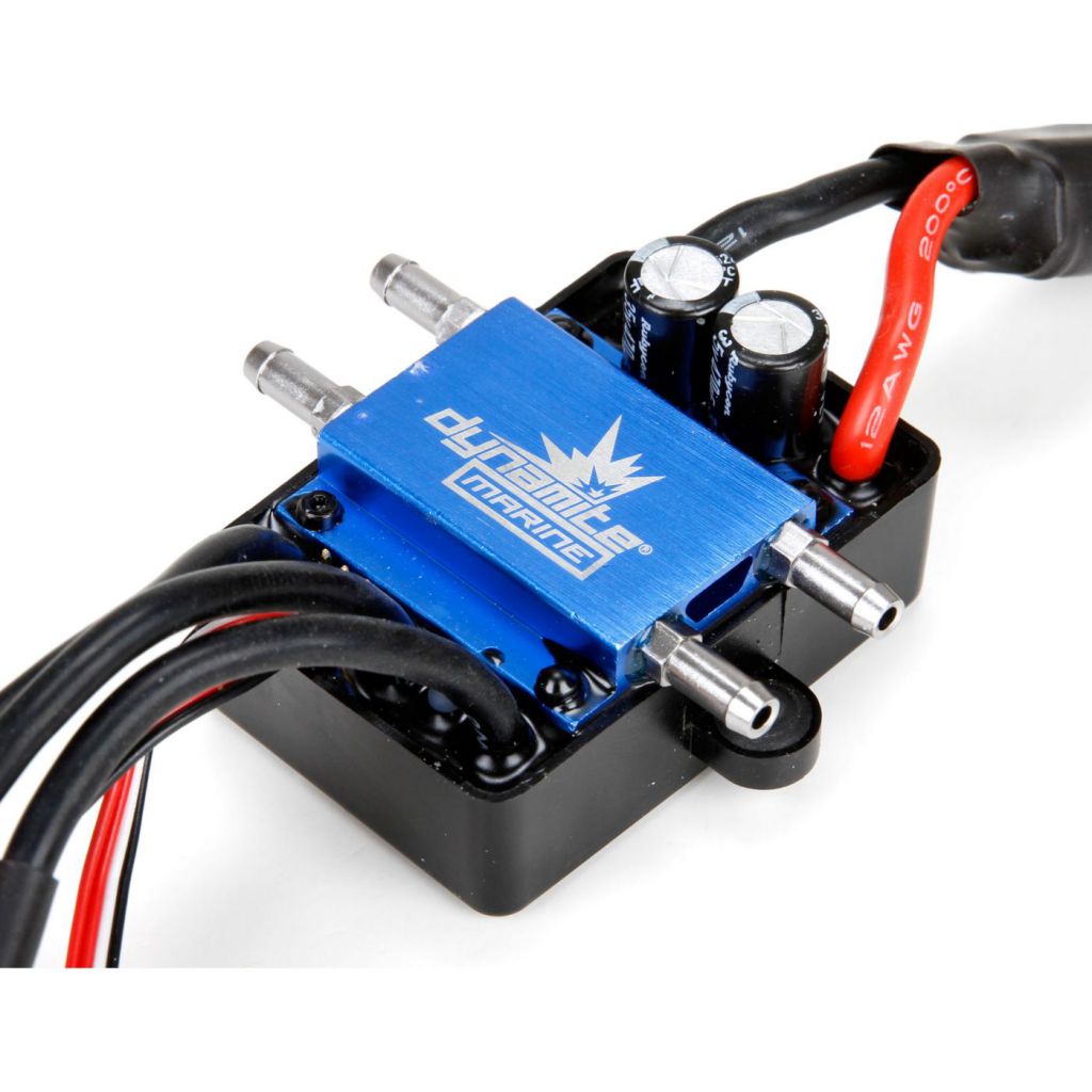 Contr&ocirc;leur Brushless 120A 2-6S pour bateau  - HORIZON HOBBY - R&eacute;f&eacute;rence: DYNM3876