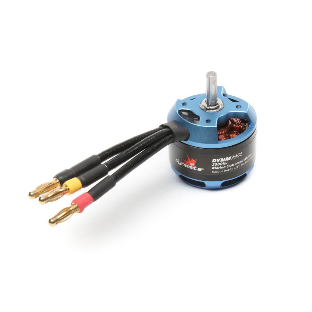 Moteur Brushless 14 p&ocirc;les 2300Kv marin &agrave; cage tournante - HORIZON HOBBY - R&eacute;f&eacute;rence: DYNM3952