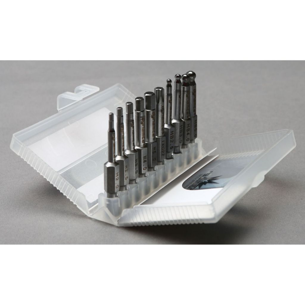 Set d'outillage pour mod&egrave;les grande &eacute;chelle, carr&eacute; 1/4 , m&eacute;trique 50mm - HORIZON HOBBY - R&eacute;f&eacute;rence: DYNT1071