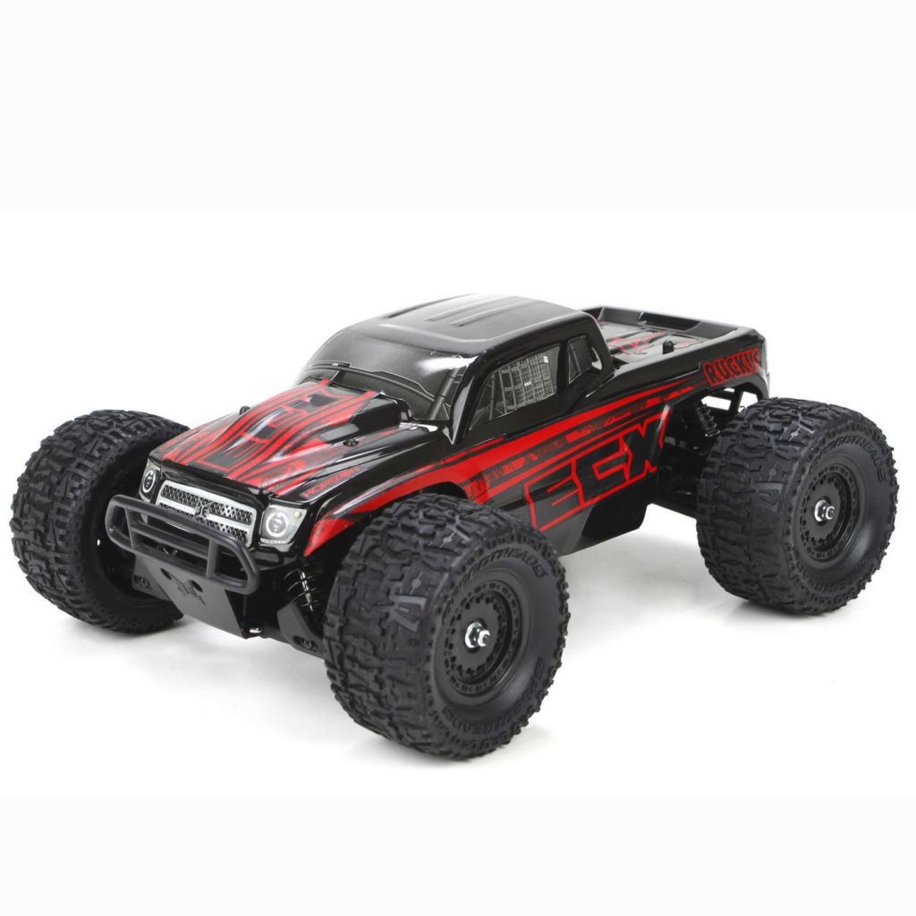 Ruckus 1/18th 4WD Monster Truck Noir/Rouge RTR INT - HORIZON HOBBY - R&eacute;f&eacute;rence: ECX01000IT1