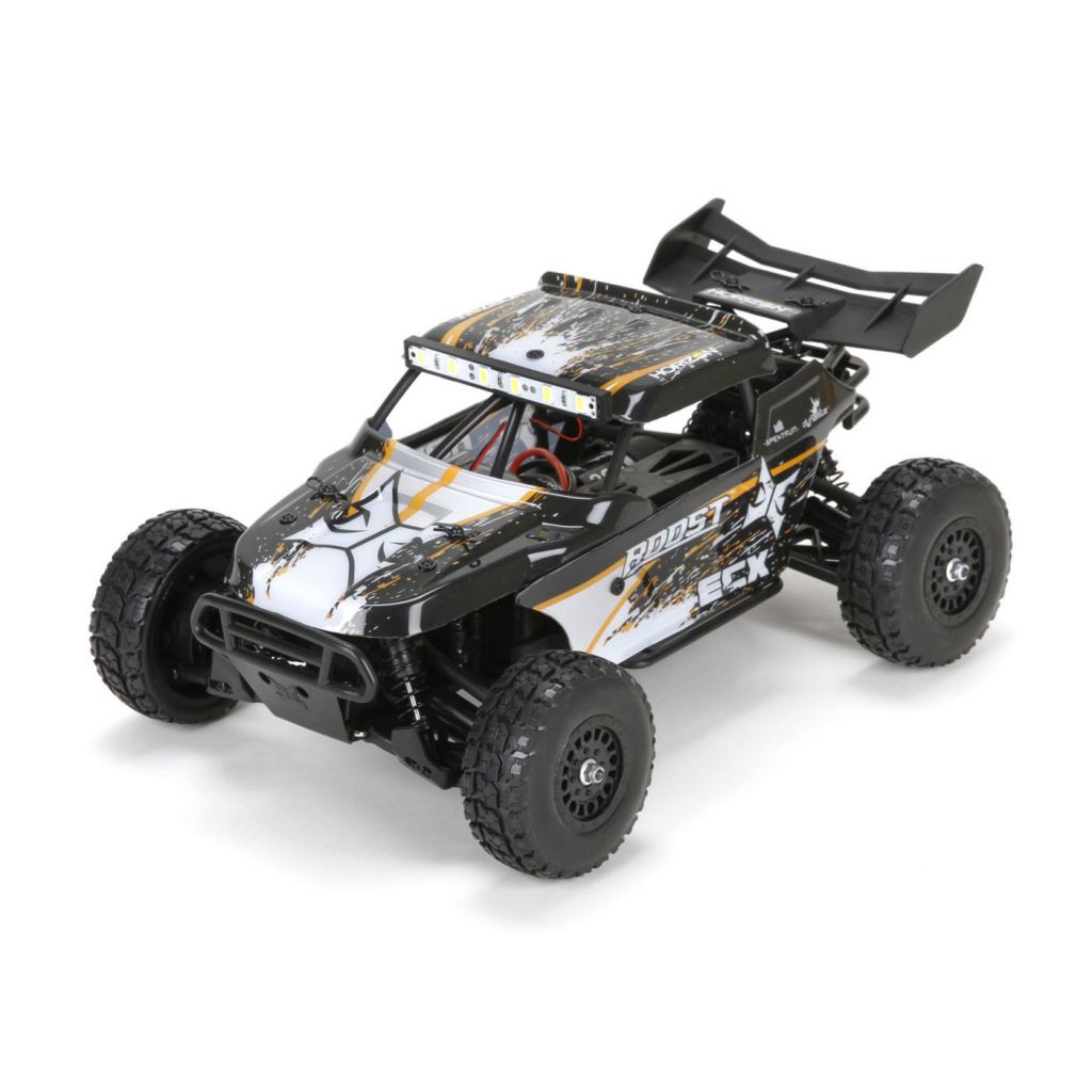 1/18 Roost 4WD Desert Buggy: Black/Orange RTR INT - HORIZON HOBBY - R&eacute;f&eacute;rence: ECX01005IT1