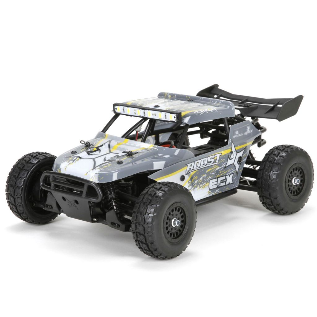 1/18 Roost 4WD Desert Buggy: Grey/Yellow RTR INT - HORIZON HOBBY - R&eacute;f&eacute;rence: ECX01005IT2