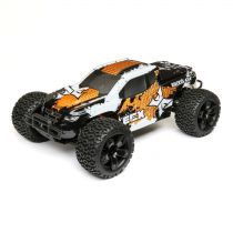 1/10 4WD Ruckus Brushed Orange/White RTR - HORIZON HOBBY - R&eacute;f&eacute;rence: ECX03242T1