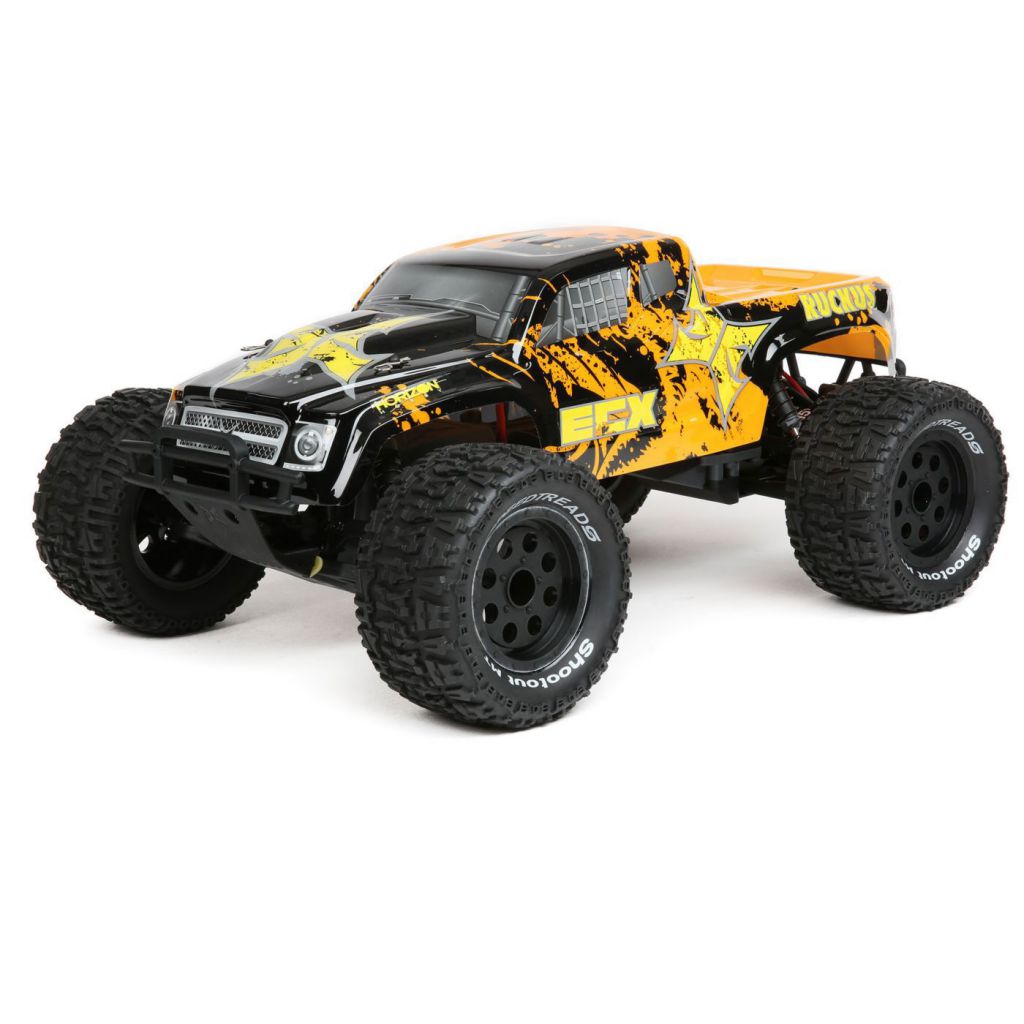 Ruckus MT BD Li-Po 1/10 2wd: Noir/Orange RTR INT - HORIZON HOBBY - R&eacute;f&eacute;rence: ECX03331IT2