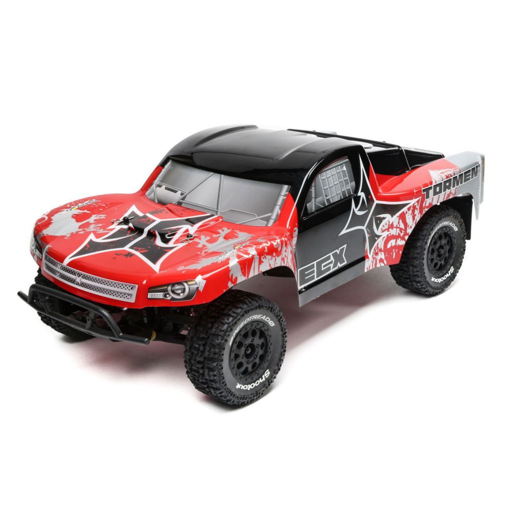 Torment SCT BD Li-Po 1/10 2wd: Rouge/Argent RTR INT - HORIZON HOBBY - R&eacute;f&eacute;rence: ECX03333IT1