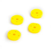 ECX 1/8th Buggy -Pistons d'amortisseurs jaunes 3 trous 1.4x2, 1.3x1 - HORIZON HOBBY - R&eacute;f&eacute;rence: ECX0878