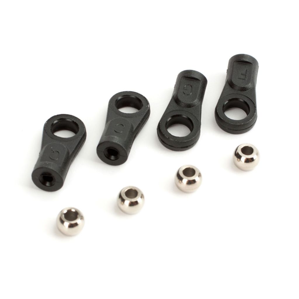 ECX 1/8th Buggy -Chapes et rotules d'amortisseurs (4) - HORIZON HOBBY - R&eacute;f&eacute;rence: ECX0881