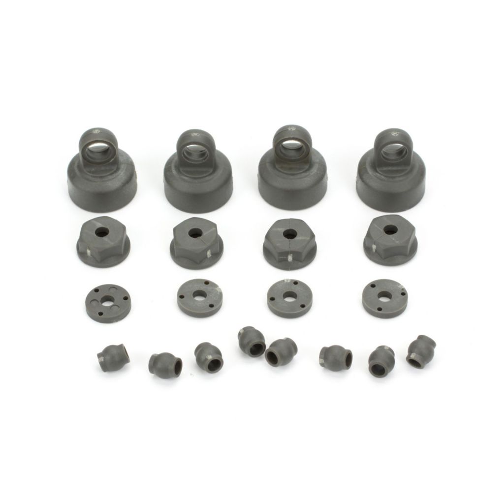 1/10 Stadium Truck -Bouchons d'amortisseurs, Pistons - HORIZON HOBBY - R&eacute;f&eacute;rence: ECX1037