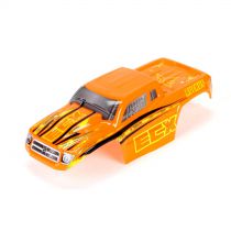 1:18 4WD Ruckus - Carrosserie peinte, Orange/Jaune - HORIZON HOBBY - R&eacute;f&eacute;rence: ECX210004