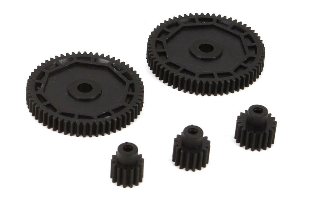 Ruckus 1/18, Torment 1/18 et Rally 1/18 - Set pignon et couronne - HORIZON HOBBY - R&eacute;f&eacute;rence: ECX212002