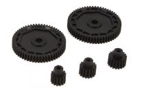 Ruckus 1/18, Torment 1/18 et Rally 1/18 - Set pignon et couronne - HORIZON HOBBY - R&eacute;f&eacute;rence: ECX212002