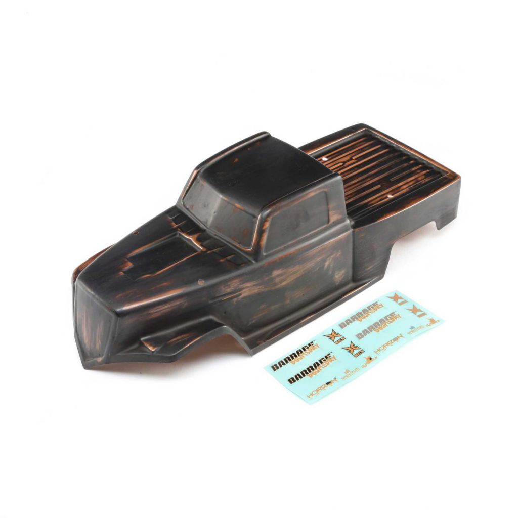 Body, Black/Copper, Precut: 1.9 Barrage Doomsday - HORIZON HOBBY - R&eacute;f&eacute;rence: ECX220003