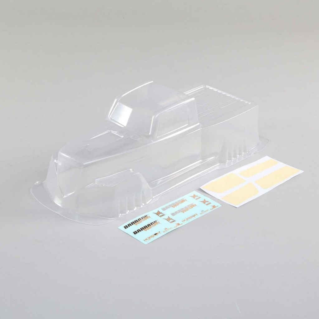 Body, Clear, Precut: 1.9 Barrage Doomsday - HORIZON HOBBY - R&eacute;f&eacute;rence: ECX220004