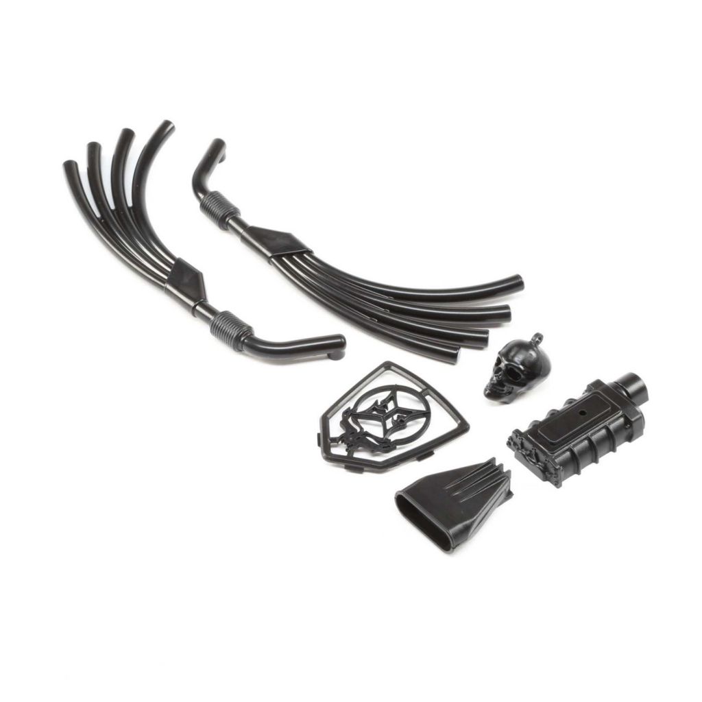 Motor, Exhaust & Grill Parts, Black: 1.9 Doomsday - HORIZON HOBBY - R&eacute;f&eacute;rence: ECX220005