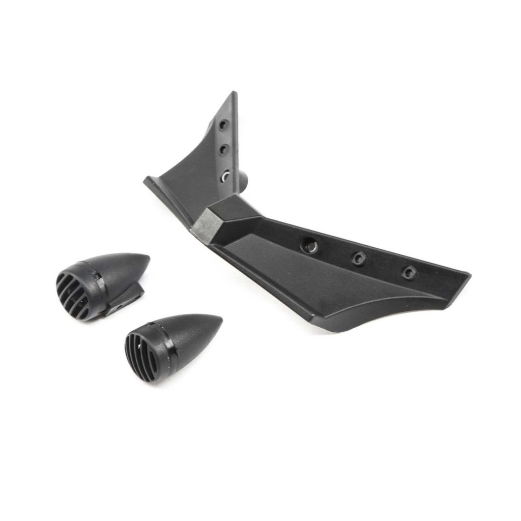Front Bumper and Headlights Black: 1.9 Doomsday - HORIZON HOBBY - R&eacute;f&eacute;rence: ECX220006
