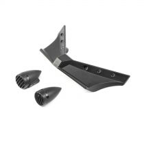 Front Bumper and Headlights Black: 1.9 Doomsday - HORIZON HOBBY - R&eacute;f&eacute;rence: ECX220006