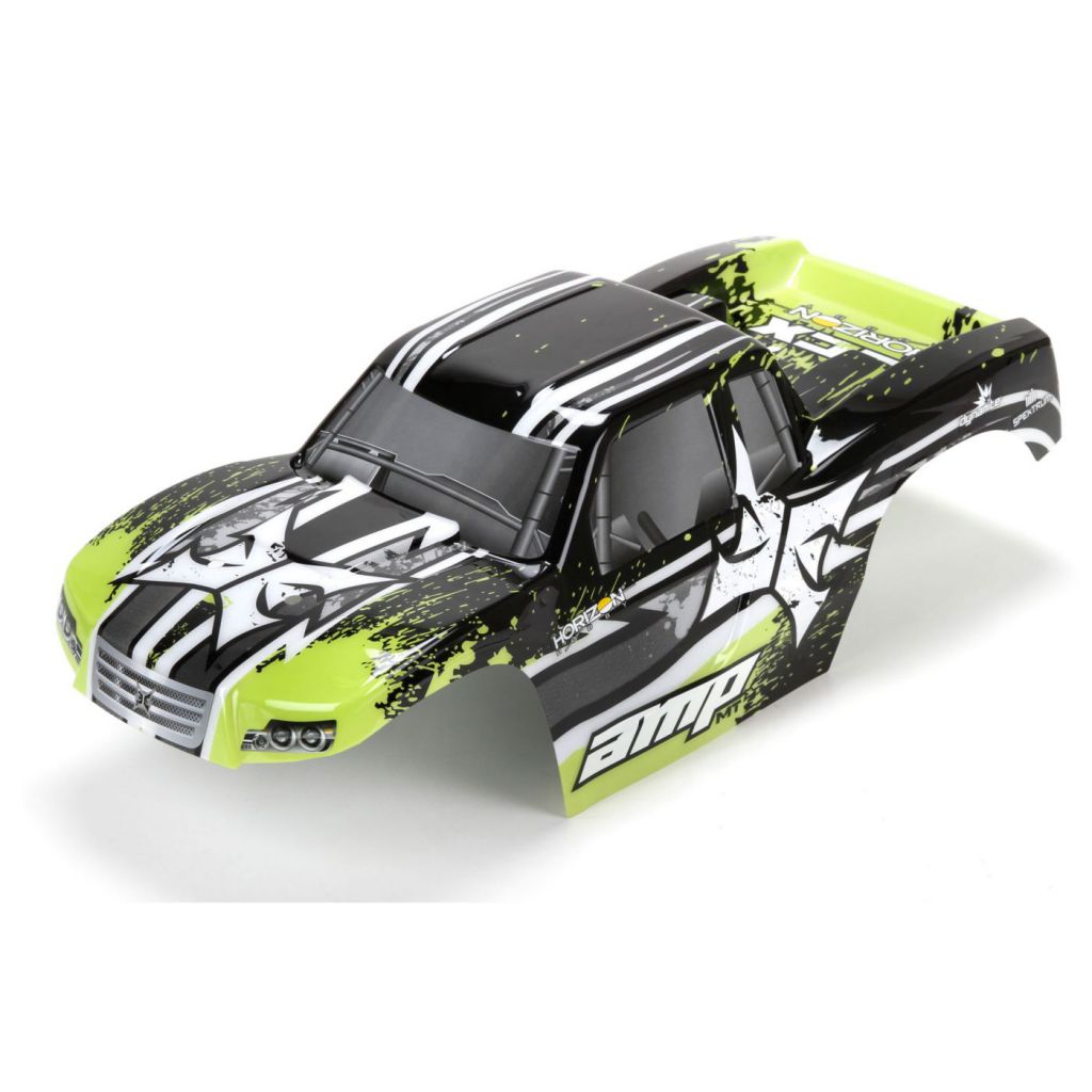 AMP MT 1/10 - Carrosserie Noir/Vert - HORIZON HOBBY - R&eacute;f&eacute;rence: ECX230017