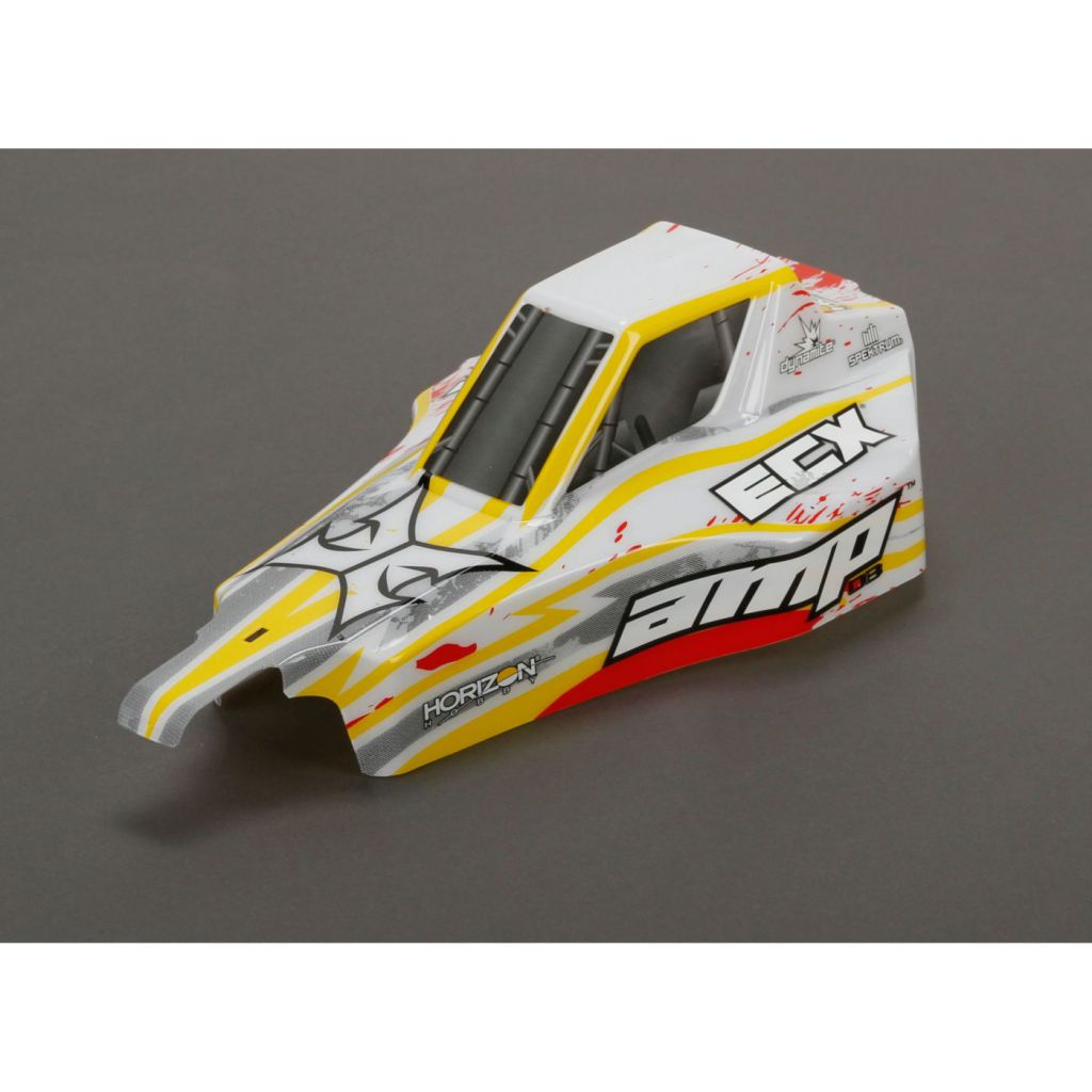 AMP DB 1/10 - Carrosserie Blanc/Rouge - HORIZON HOBBY - R&eacute;f&eacute;rence: ECX230020