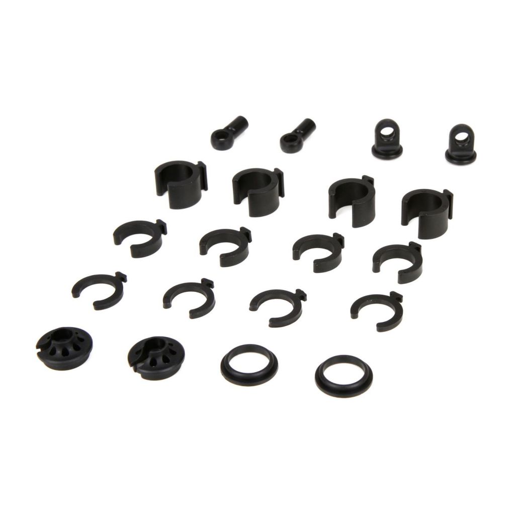 ECX 4WD 1/10 - Bouchon sup&eacute;rieur et inf&eacute;rieur d'amortisseur - HORIZON HOBBY - R&eacute;f&eacute;rence: ECX233002