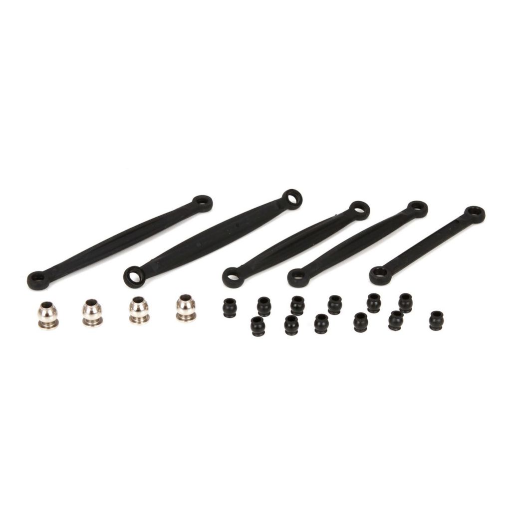 ECX 4WD 1/10 - Set de biellettes en plastique (6) - HORIZON HOBBY - R&eacute;f&eacute;rence: ECX234005