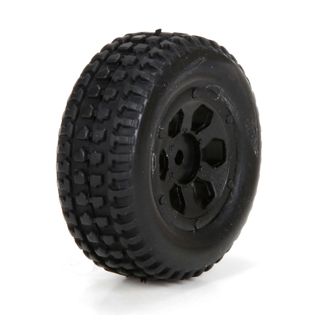 Micro 1:24 4WD - Pneus av/arr mont&eacute;s sur jantes, Torment - HORIZON HOBBY - R&eacute;f&eacute;rence: ECX40003