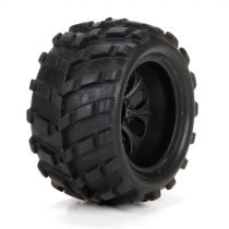 Micro 1:24 4WD - Pneus av/arr mont&eacute;s sur jantes, Ruckus - HORIZON HOBBY - R&eacute;f&eacute;rence: ECX40004