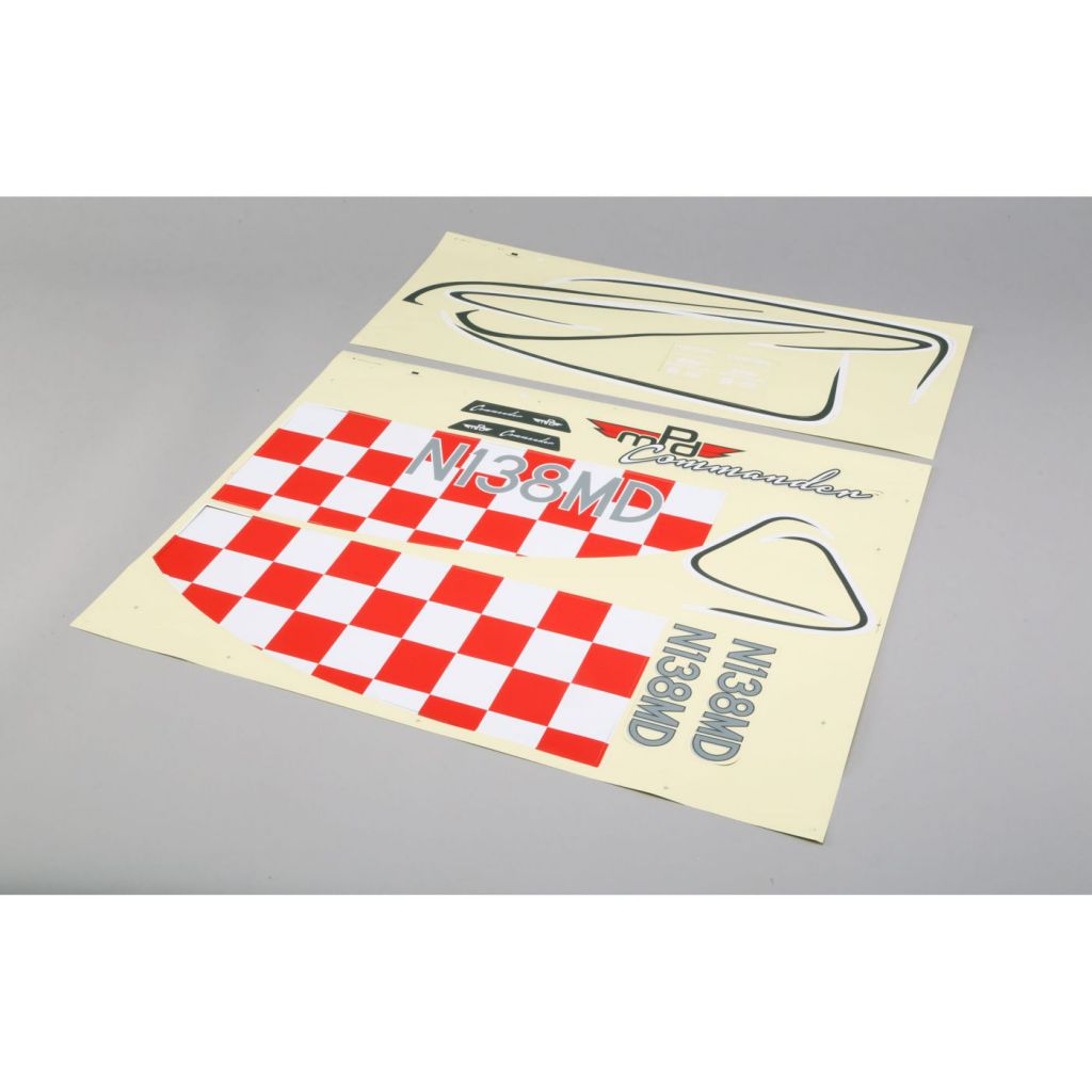 E-FLITE Commander mPd 1.4m - Planche de d&eacute;coration - HORIZON HOBBY - R&eacute;f&eacute;rence: EFL4827