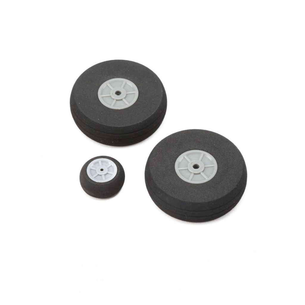 E-FLITE Commander mPd 1.4m - Roues (2) 54mm (1) 25mm - HORIZON HOBBY - R&eacute;f&eacute;rence: EFL4835