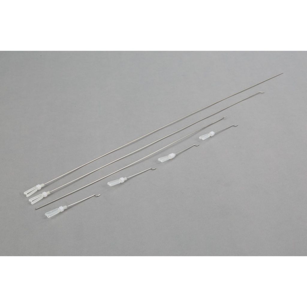 P-51D 1.2m - Set de tringleries avec chapes - HORIZON HOBBY - R&eacute;f&eacute;rence: EFL8222