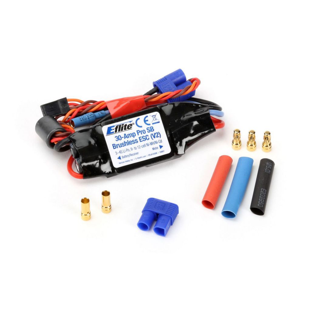 Contr&ocirc;leur Brushless 30A Pro Switch-Mode BEC (V2) - HORIZON HOBBY - R&eacute;f&eacute;rence: EFLA1030B