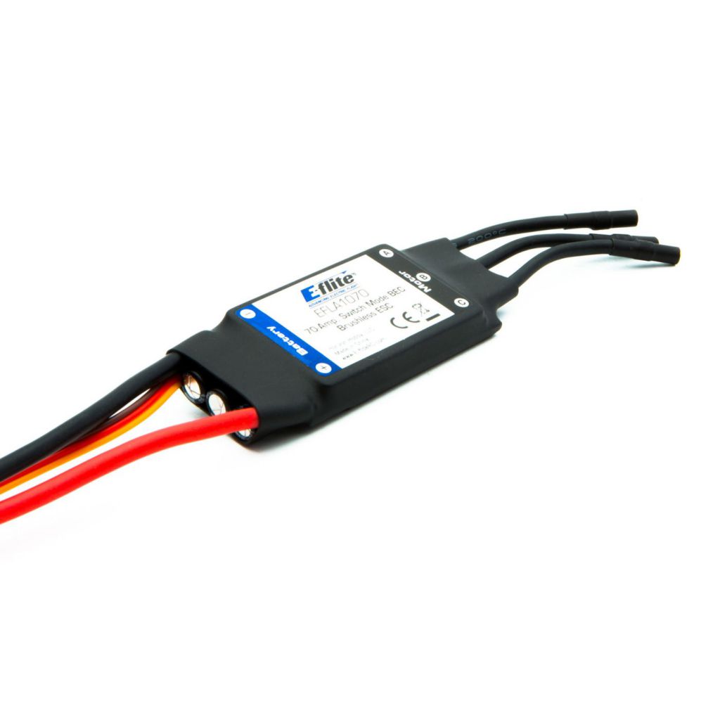 Contr&ocirc;leur brushless 70A, BEC avec prise EC3  - HORIZON HOBBY - R&eacute;f&eacute;rence: EFLA1070