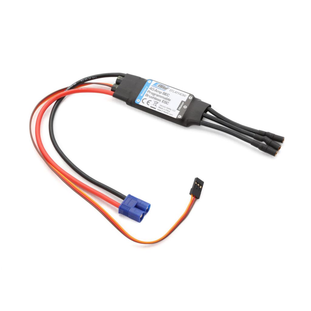 Contr&ocirc;leur  Brushless 40A  - HORIZON HOBBY - R&eacute;f&eacute;rence: EFLA1140W