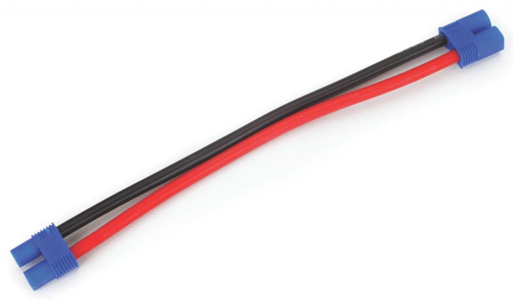 Rallonge EC3 avec cable 15cm, 13AWG - HORIZON HOBBY - R&eacute;f&eacute;rence: EFLAEC306