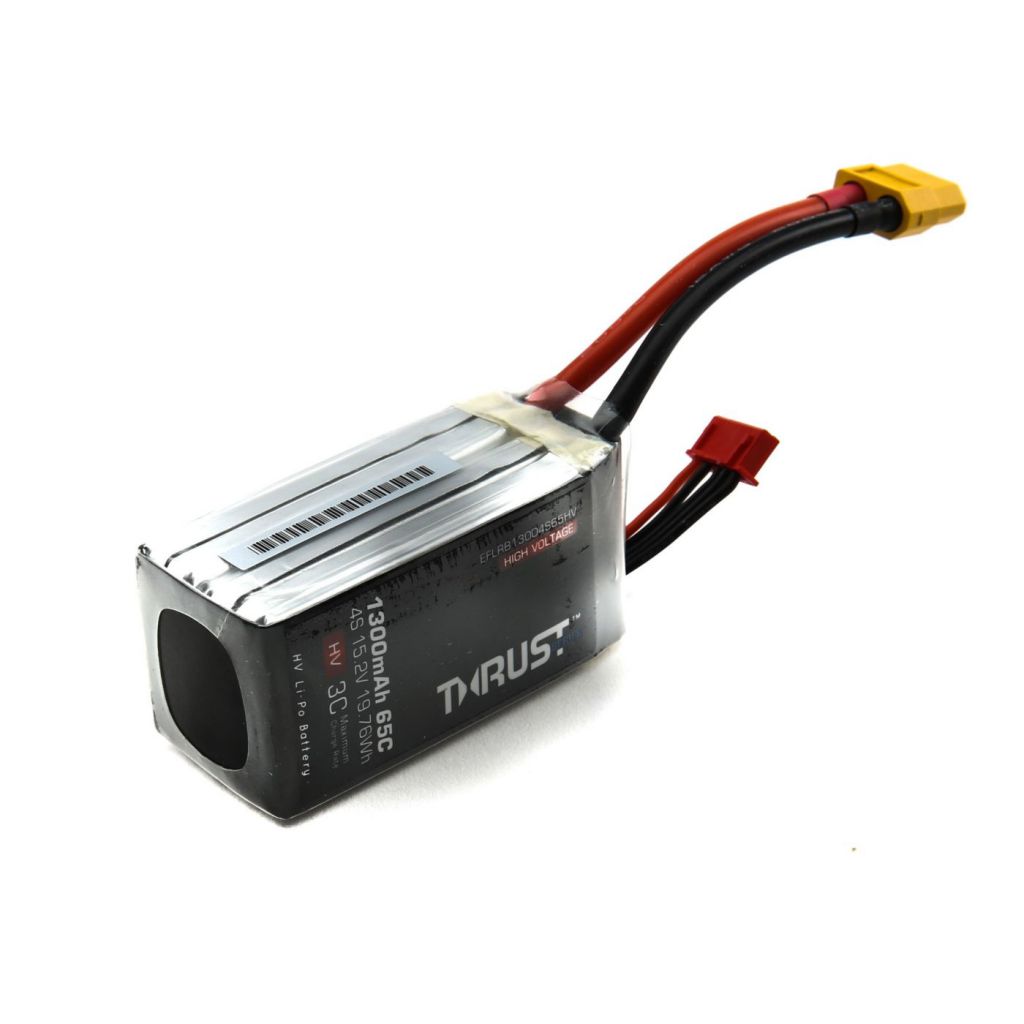 E-FLITE Batterie Lipo Thrust FPV 1300mAh 4S 65C HV  - HORIZON HOBBY - R&eacute;f&eacute;rence: EFLB13004S65HV
