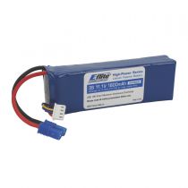 E-FLITE Accu Li-Po 1800mAh 3S 11.1V 20C, 13AWG EC3 - HORIZON HOBBY - R&eacute;f&eacute;rence: EFLB18003S